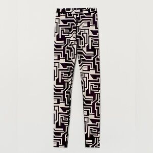 Richard Allan X H&M black/ white patterned leggings